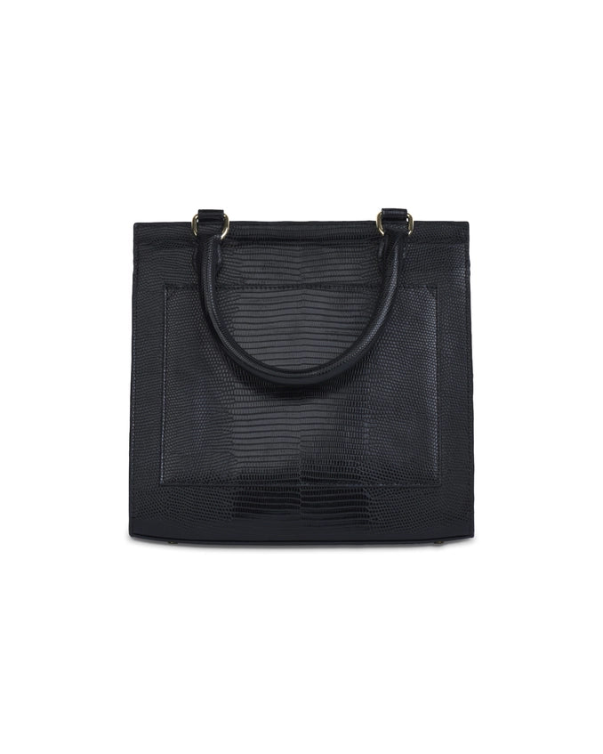 Medium Black Luxury Lunch Bag by Modern Picnic