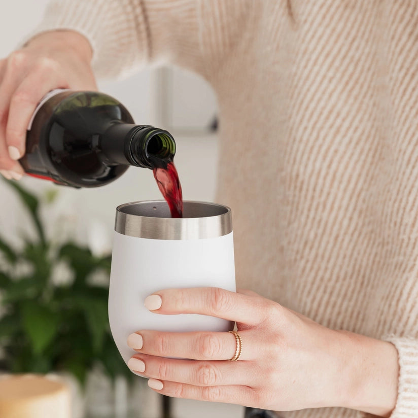 White Insulated Tumbler by Uberstar