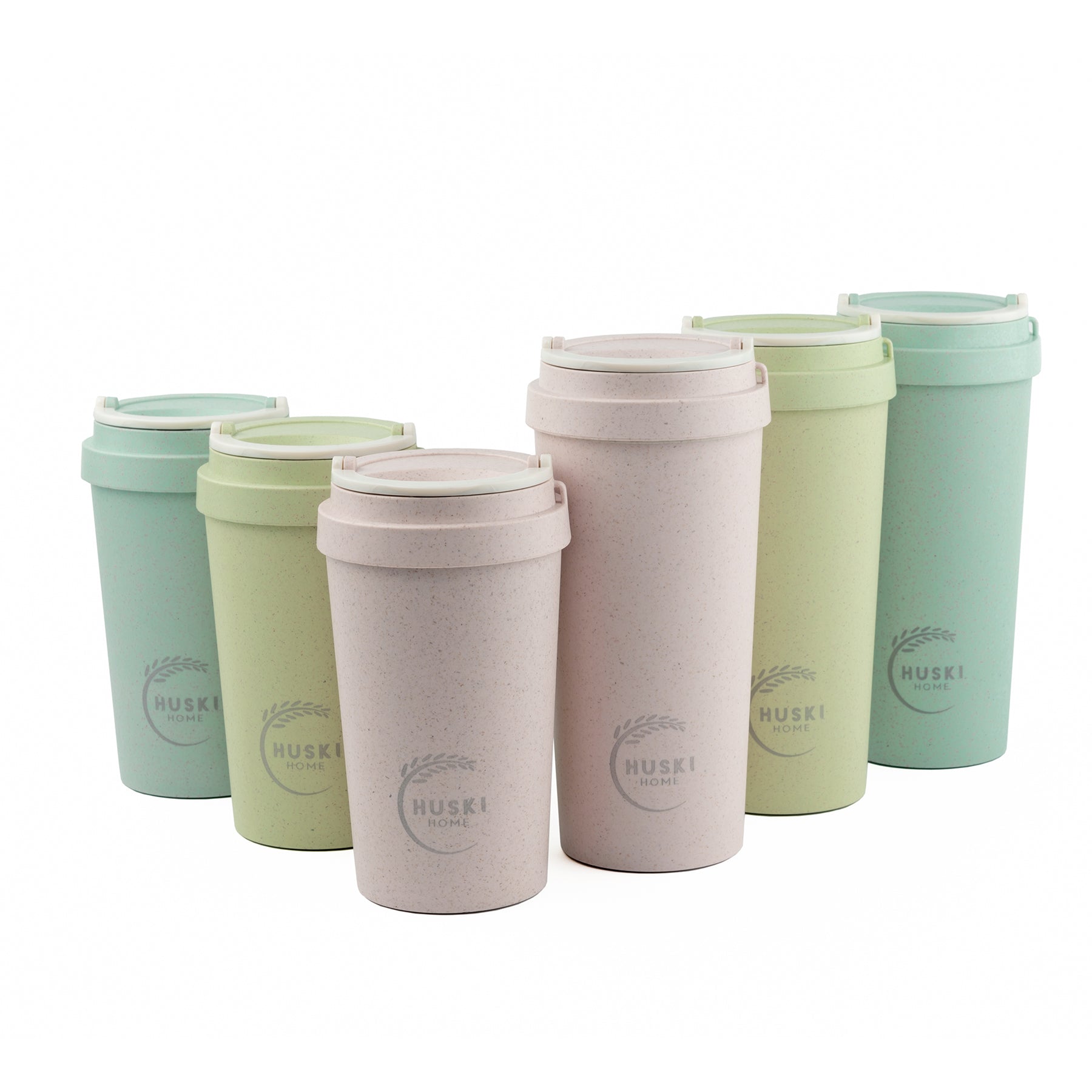 Recycled Rice Husk Coffee Cup 500ml - Pistachio - Pasoluna