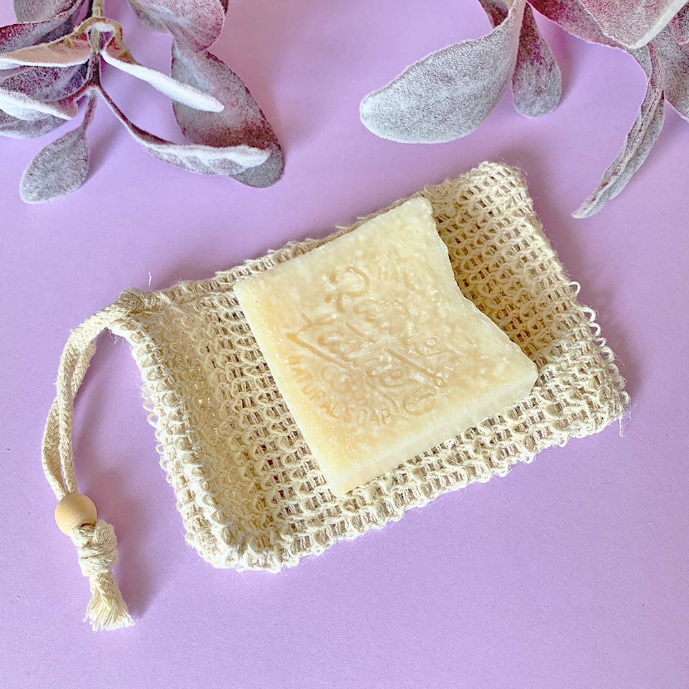 Soap Saver Pouch Exfoliating Body Scrub by The Good Dot - Pasoluna