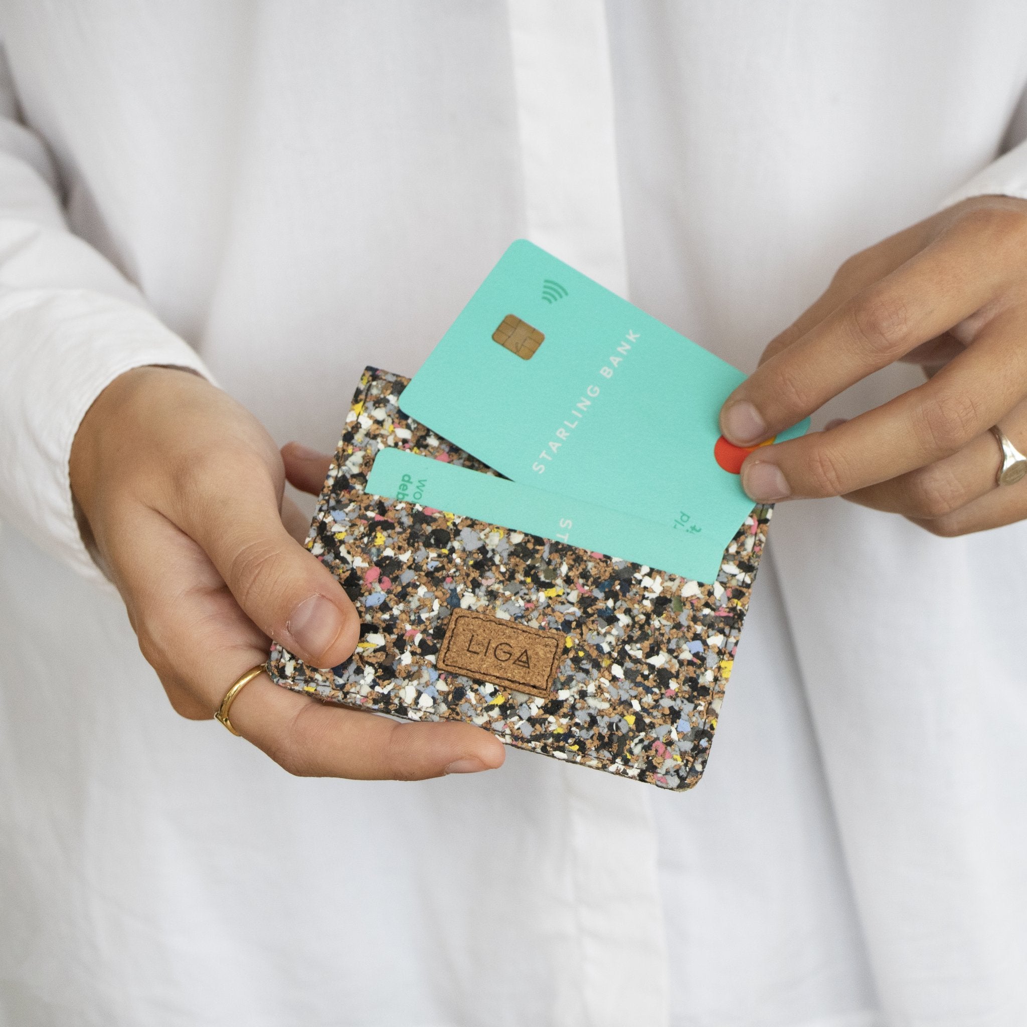 recycled credit card holder