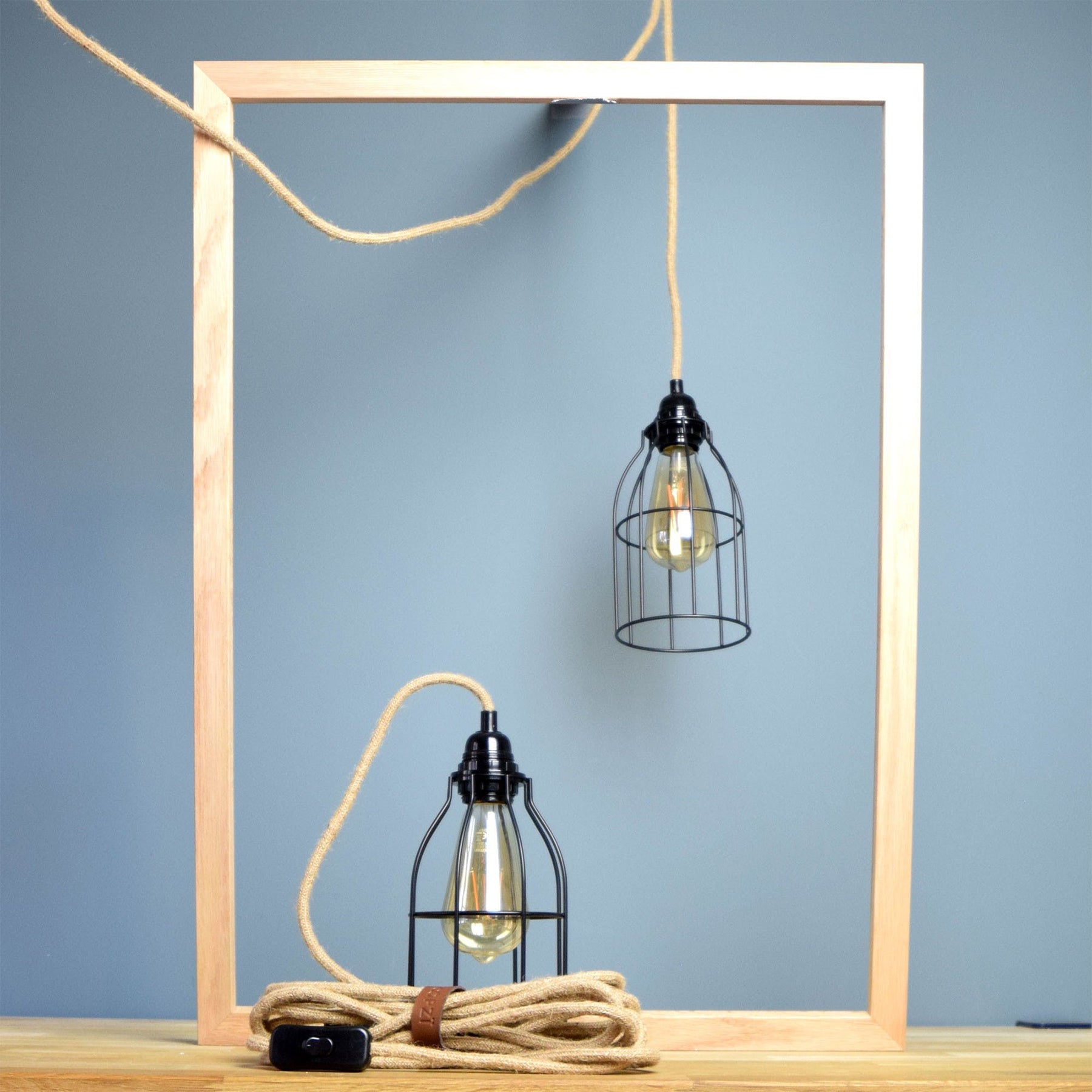 Cage Lampshade - Copper Colour by Hoopzi