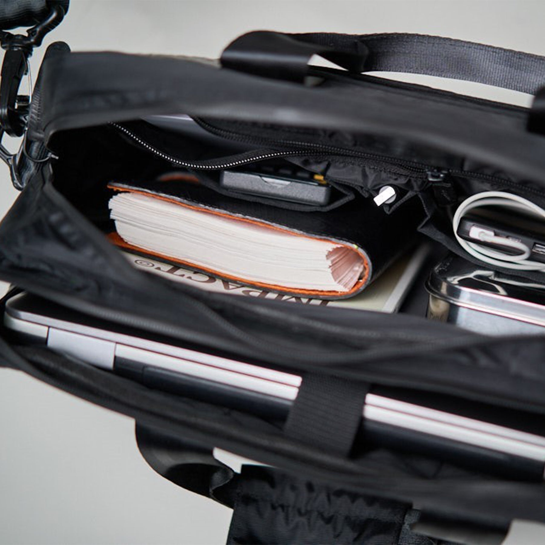 Recycled Laptop Bag - Black Panda by Ecowings