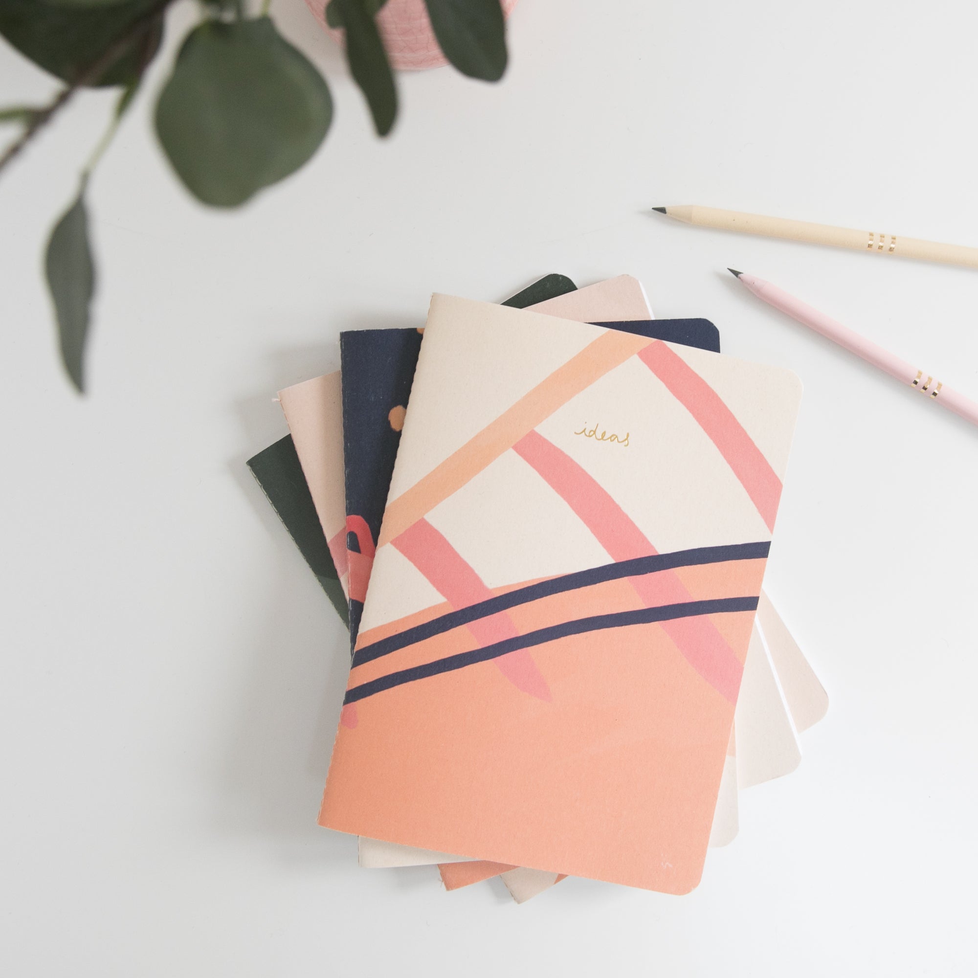 Recycled Soft Cover Sketchbook - Pink Plain - Pasoluna