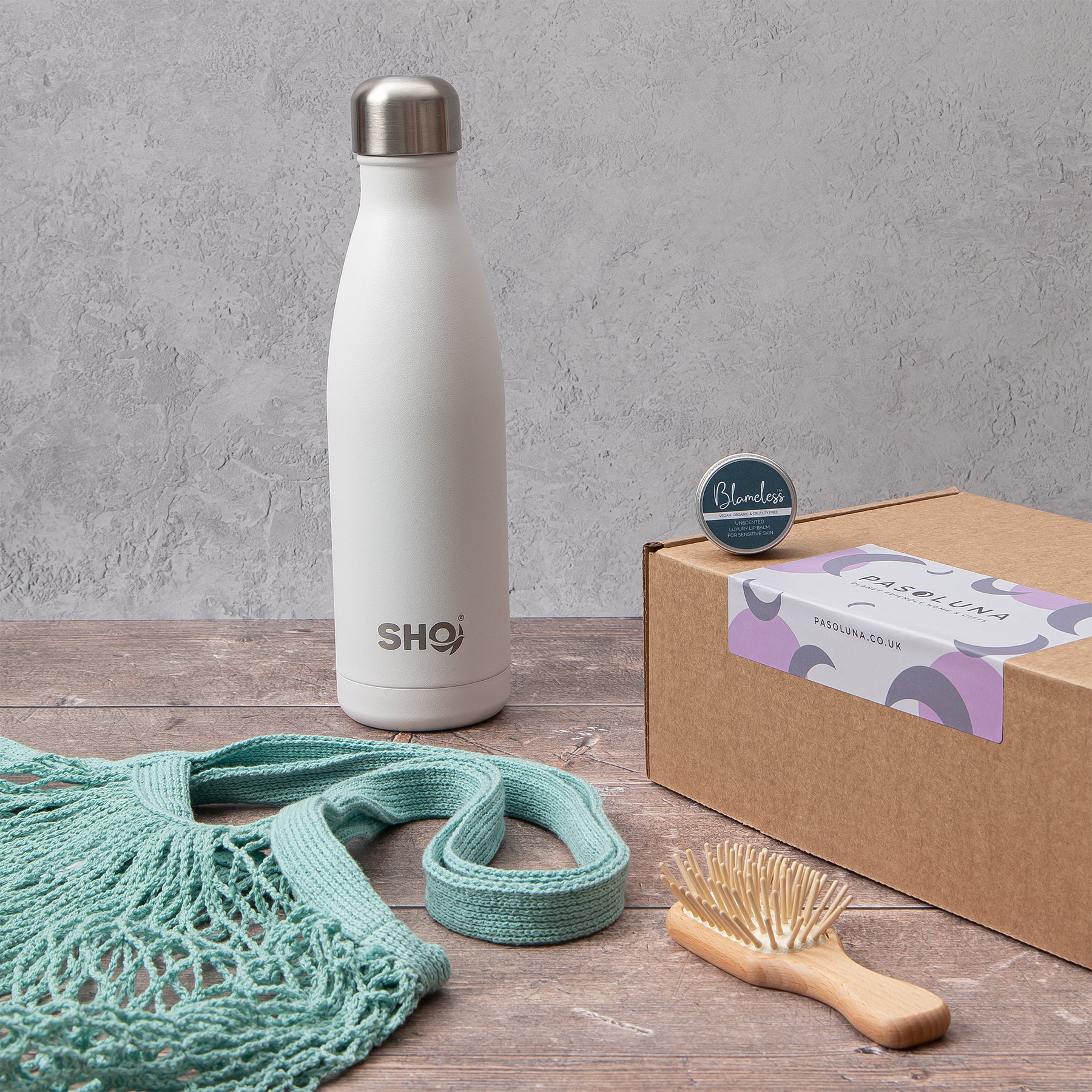 Mini Plastic Free Travel Hair Brush by Ecoliving