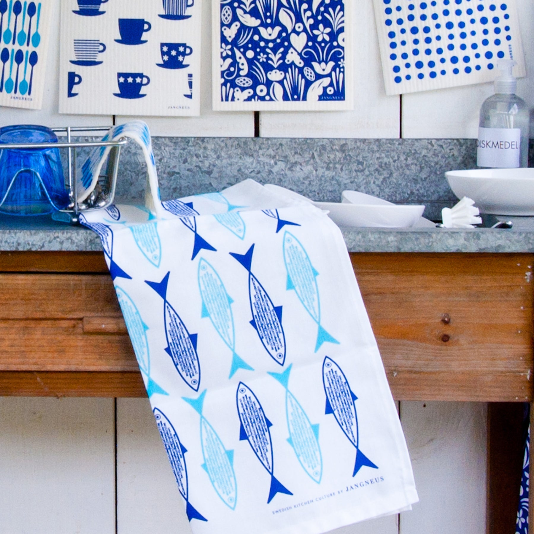 Fishy Dishes Plastic Free Gift Set - Pink - Pasoluna