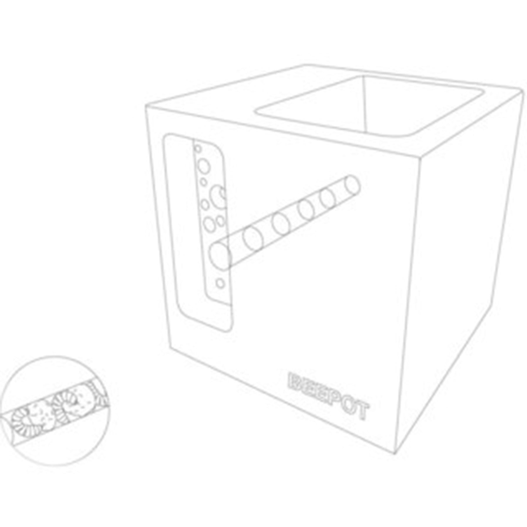 Beepot Mini Planter - Yellow by Green & Blue