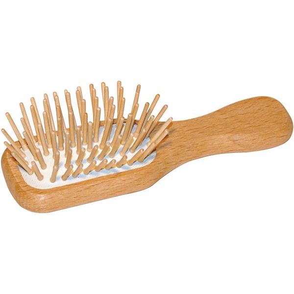 Mini Plastic Free Travel Hair Brush by Ecoliving