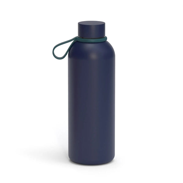 Insulated Stainless Steel Bottle - Navy Blue - 500ml