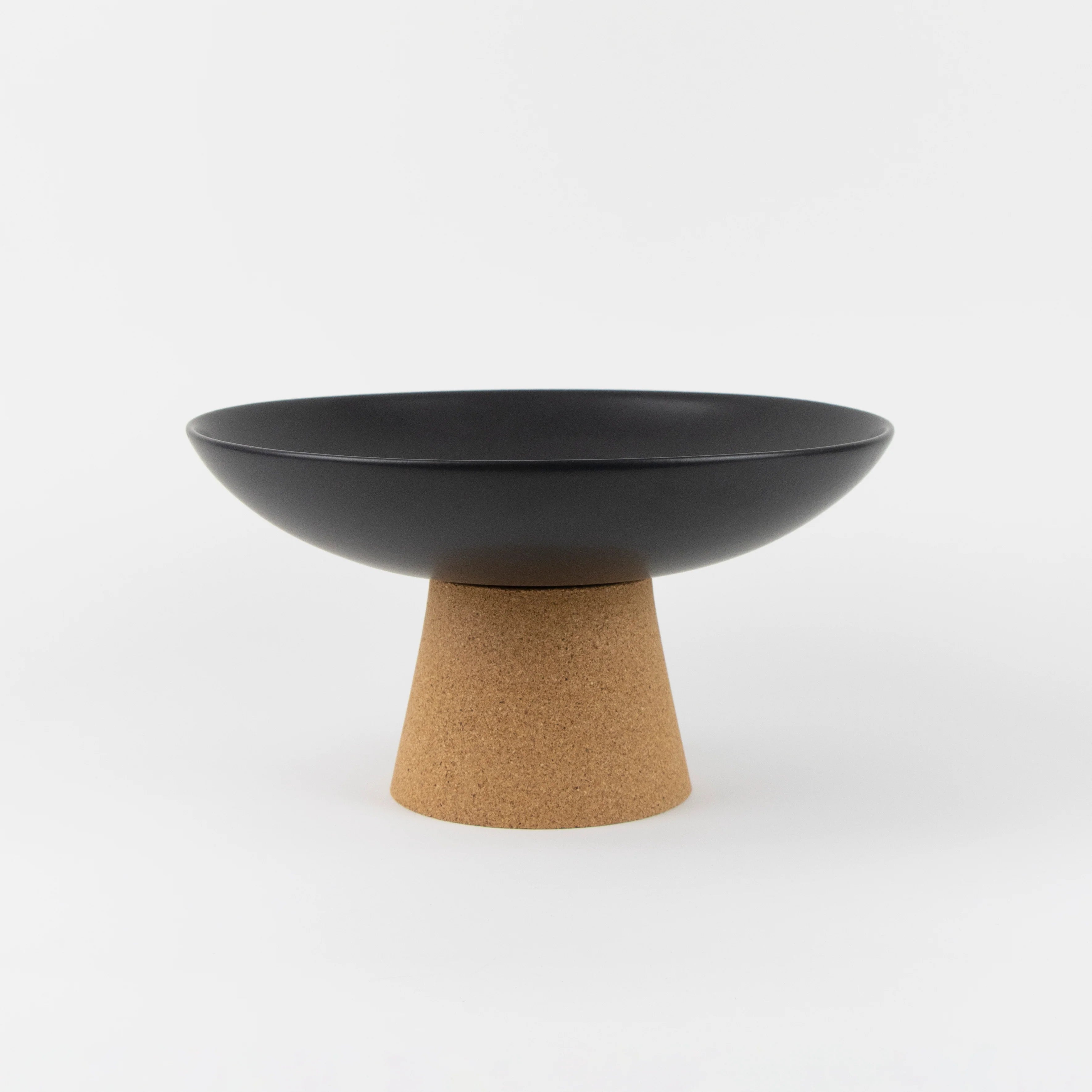 Black Cork & Ceramic Fruit Bowl by Liga