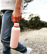 Insulated Stainless Steel Bottle - Blush Pink - 500ml
