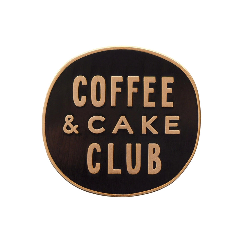 Coffee & Cake Club pin badge