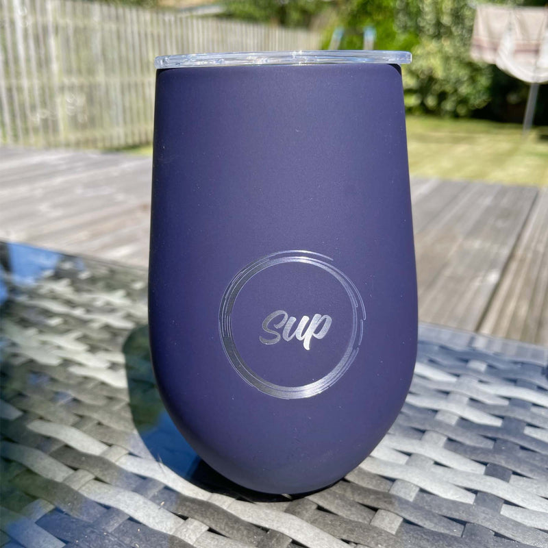 Insulated Tumbler in Navy Blue by Sup