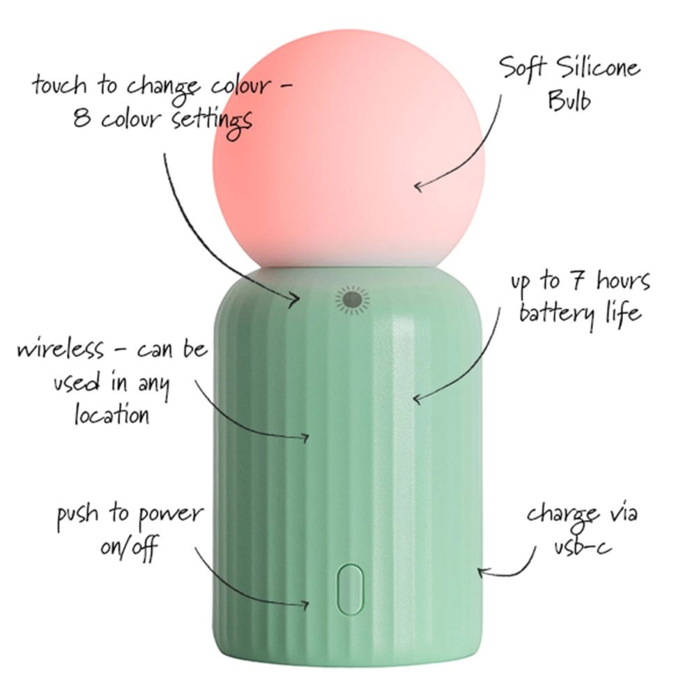 Mini Rechargeable Table Lamp - 5 Colours