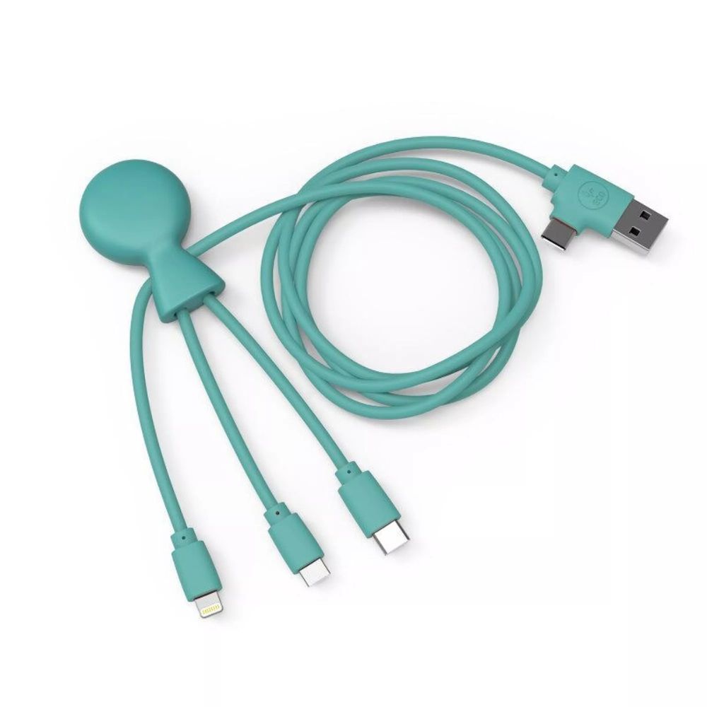 Mr Bio Green Recycled Multi USB Charger Cable 1m