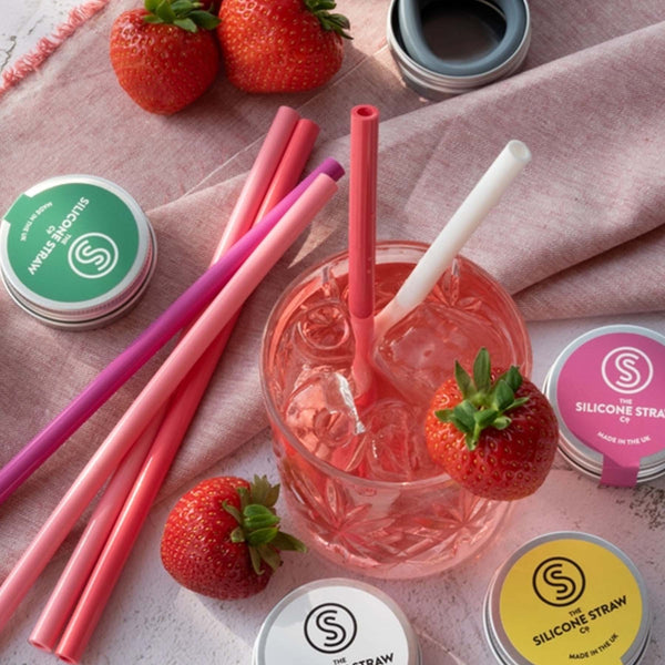 Reusable Straw in Travel Tin - 8 Colours