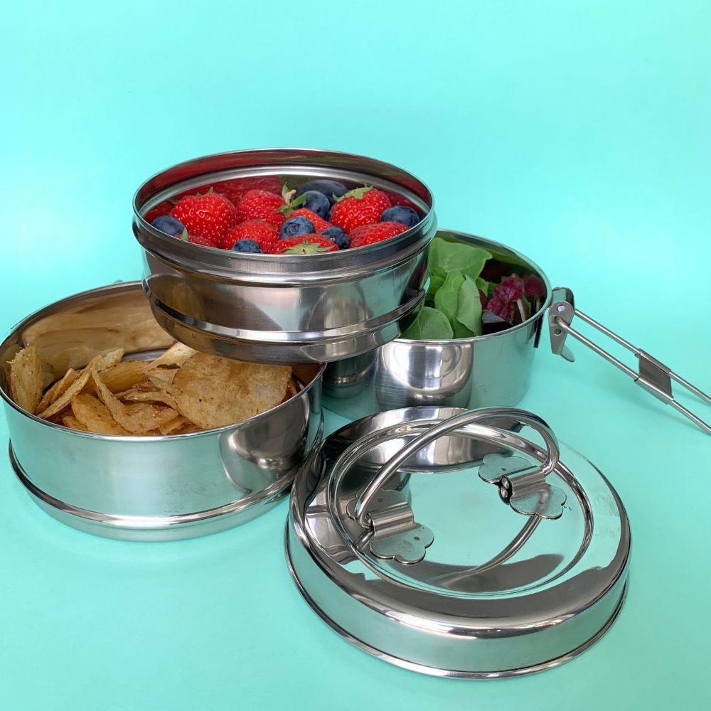 3 Tier Stainless Steel Tiffin Lunch Box