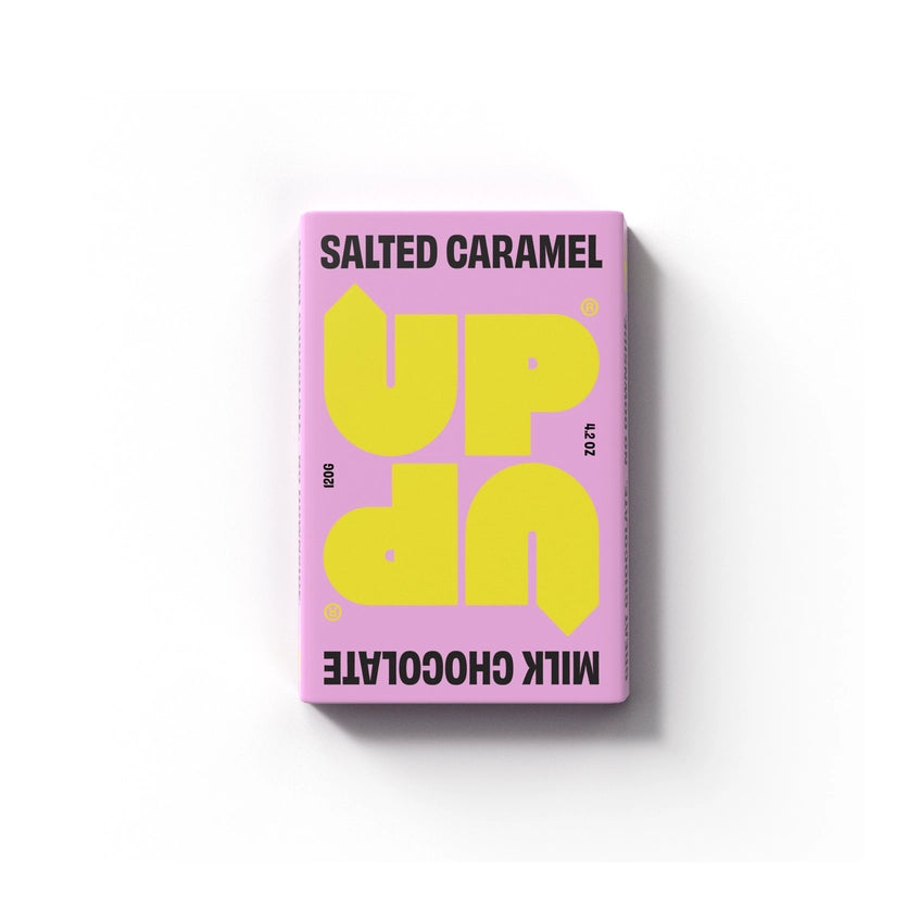 Ethical Salted Caramel Milk Chocolate Bar 130g by Up Up