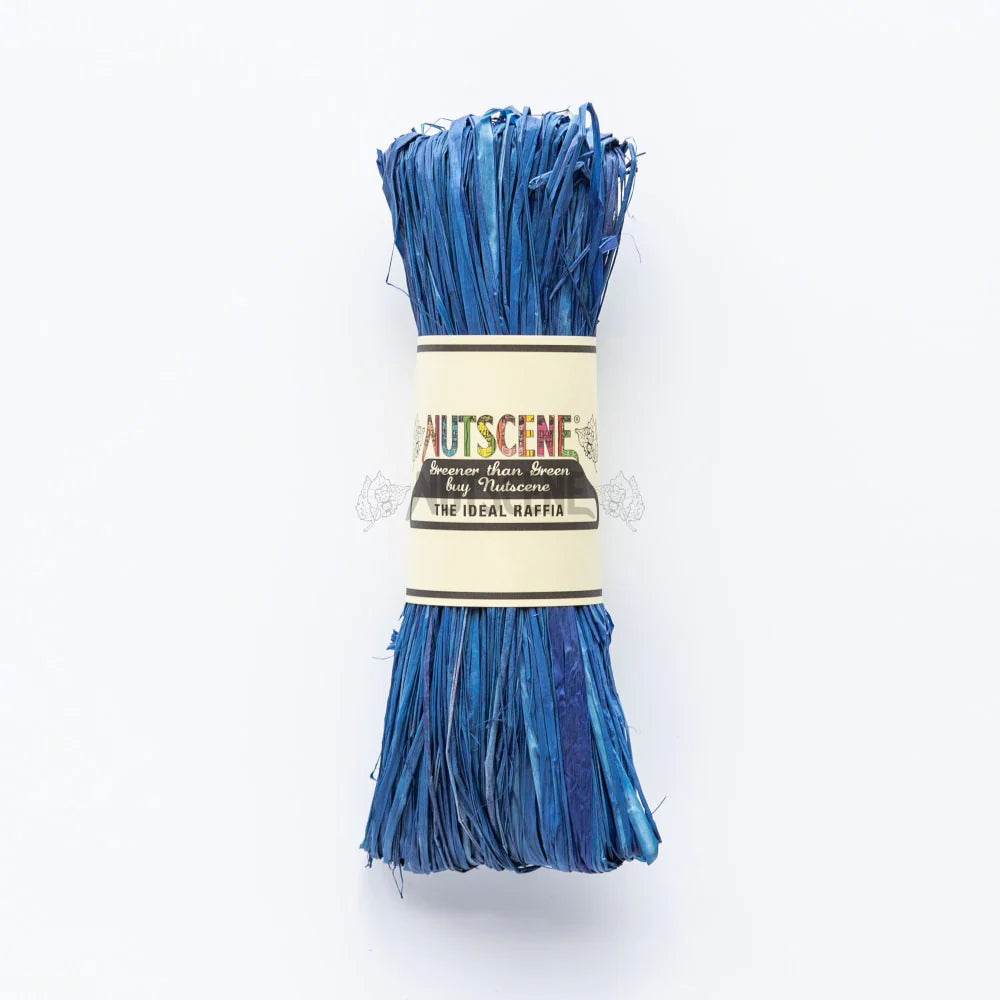 Blue Raffia Paper Bundle by Nutscene