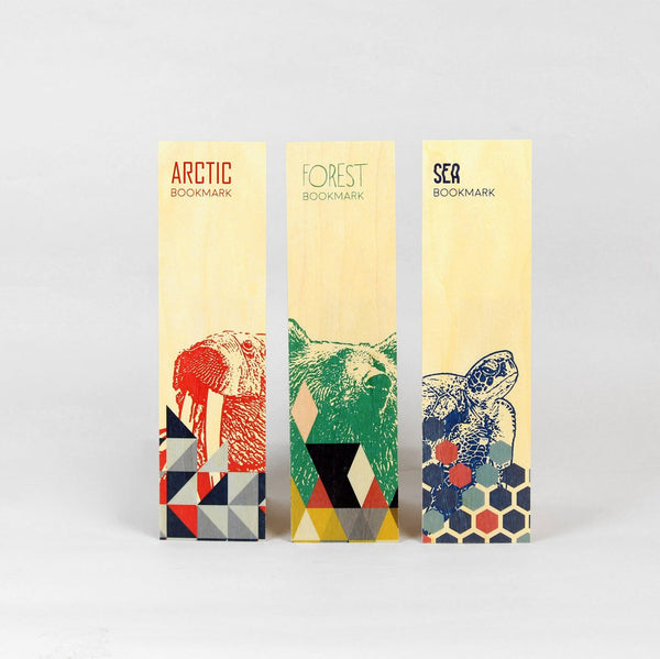 Wooden Bookmark - Forest by Reine Mere