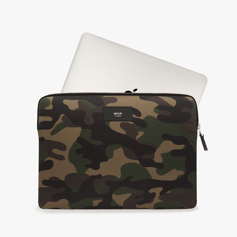 Recycled 13" Laptop Sleeve - Camouflage by Wouf