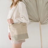 Large Insulated Lunch Bag - Cement Colour Block by SoYoung