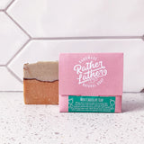 Plastic Free Gift Set - White Soap Dish & Soap - Pasoluna