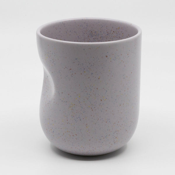 Purple handless mug