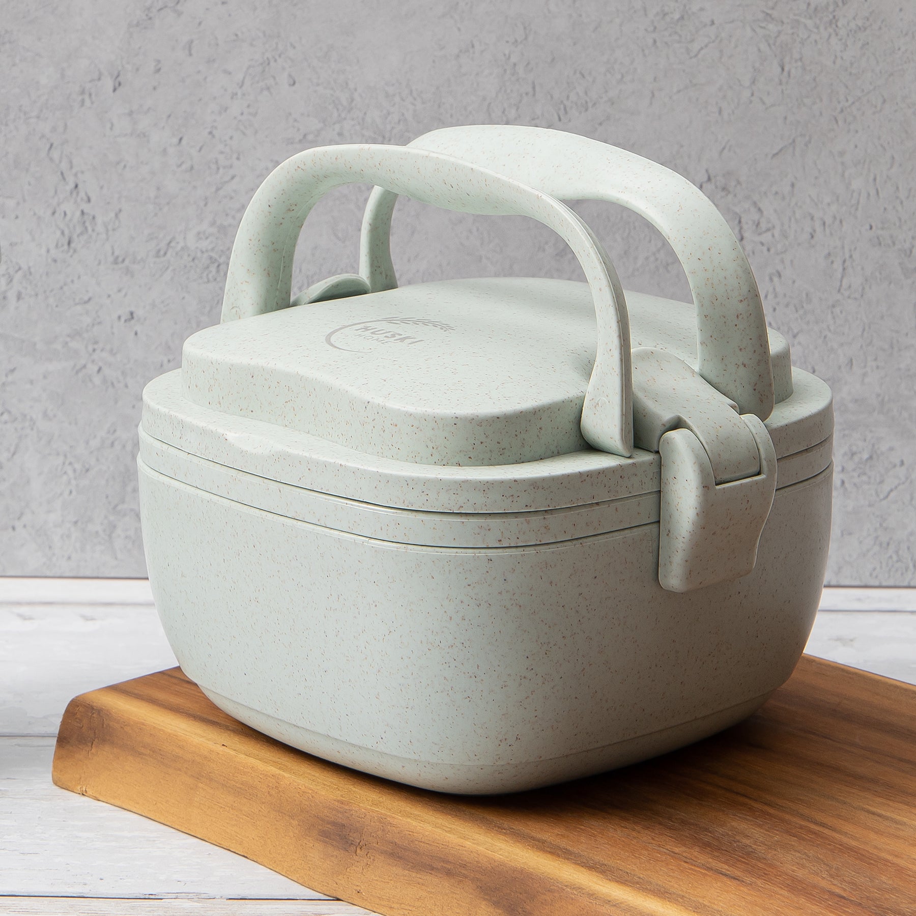 Recycled Rice Husk Lunchbox - Duck Egg - Pasoluna