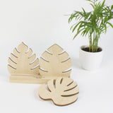 Wooden Coasters - Monstera by Reine Mere