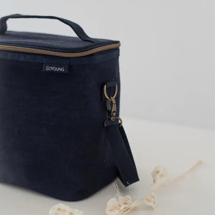 Large Insulated Lunch Bag - Navy Blue by SoYoung