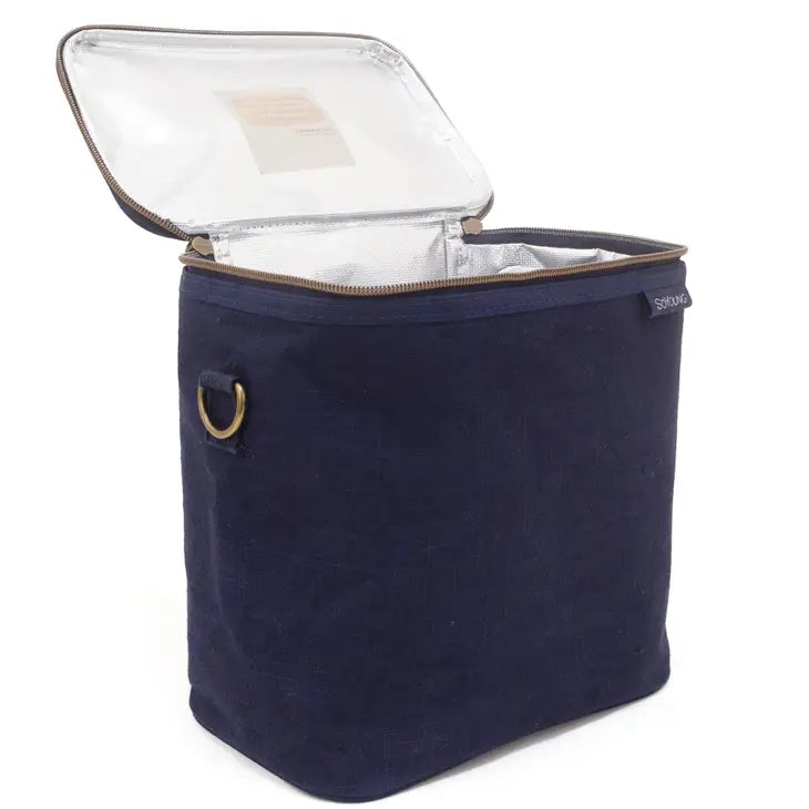 Large Insulated Lunch Bag - Navy Blue by SoYoung