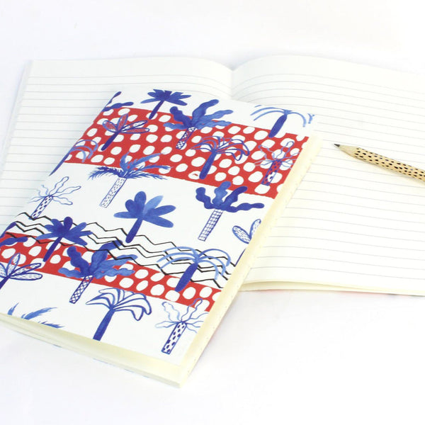 Palm Tree Soft Cover Notebook by Reine Mere