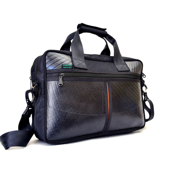 Recycled Laptop Bag - Black Panda by Ecowings