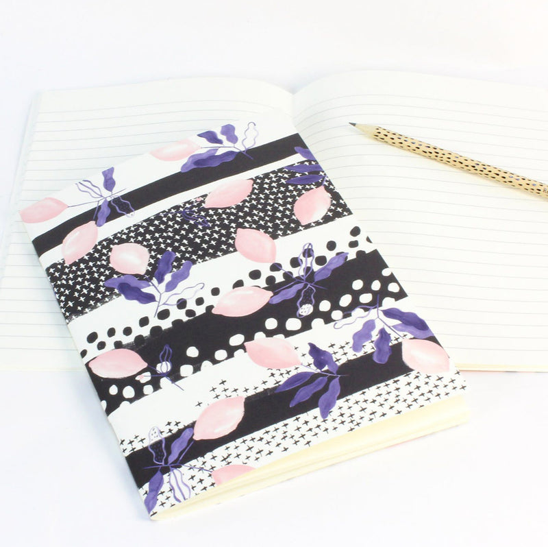 Pink Lemon Soft Cover Notebook by Reine Mere
