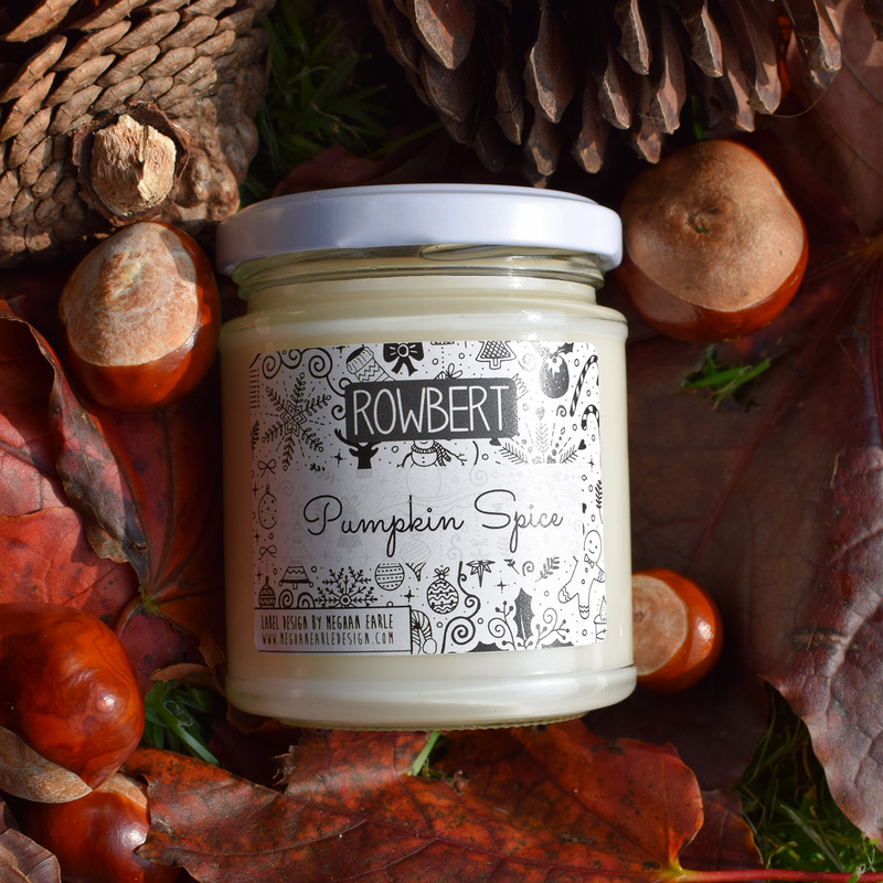Soy Wax Candle - Pumpkin Spice by Rowbert - Pasoluna
