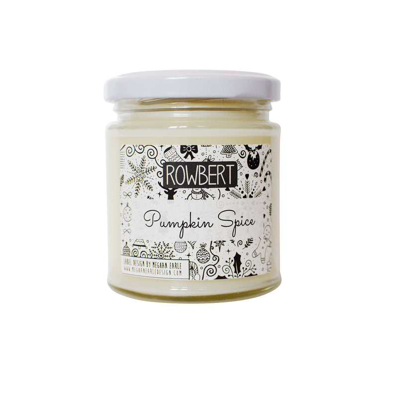 Soy Wax Candle - Pumpkin Spice by Rowbert - Pasoluna