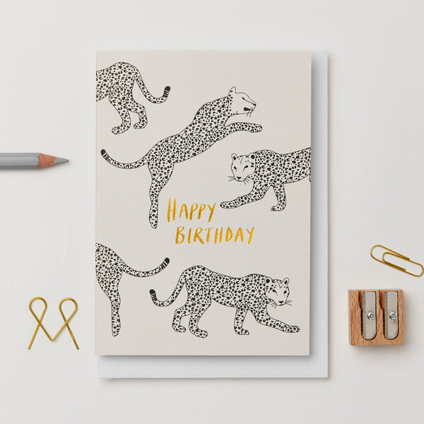 Birthday card - Serengeti Leopard by Kinshipped