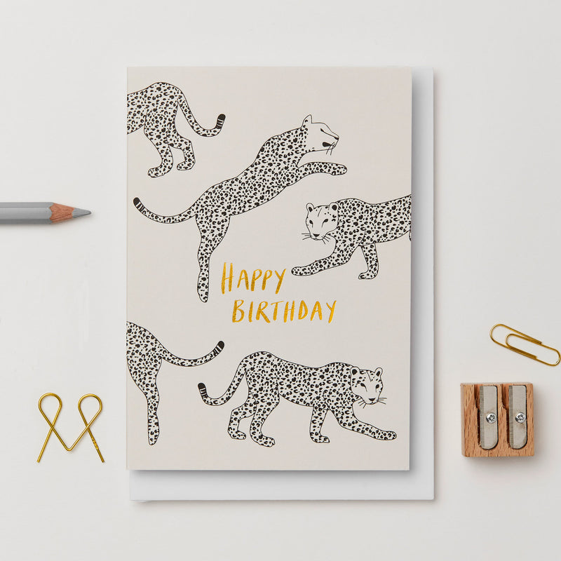 Birthday card - Serengeti Leopard by Kinshipped
