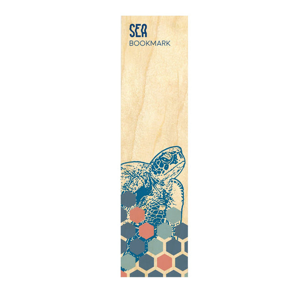 Wooden Bookmark - Sea by Reine Mere