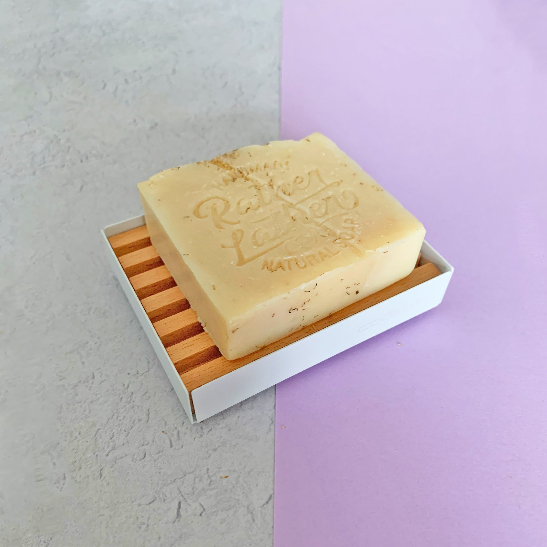 Small Metal & Wood Soap Dish by Cookut