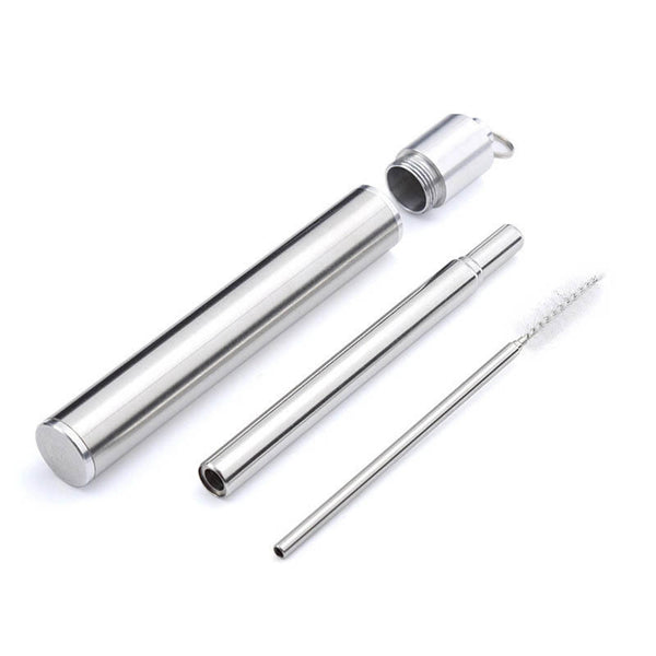 Stainless Steel Collapsible Travel Straw - Pasoluna