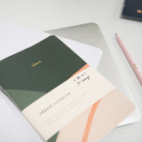 Recycled Soft Cover Notebook - Green Lined - Pasoluna