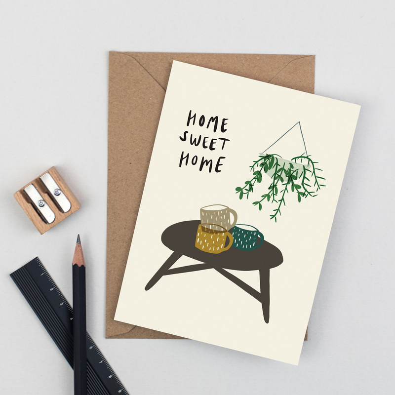 New Home Card - Home Sweet Home by Plewsy - Pasoluna
