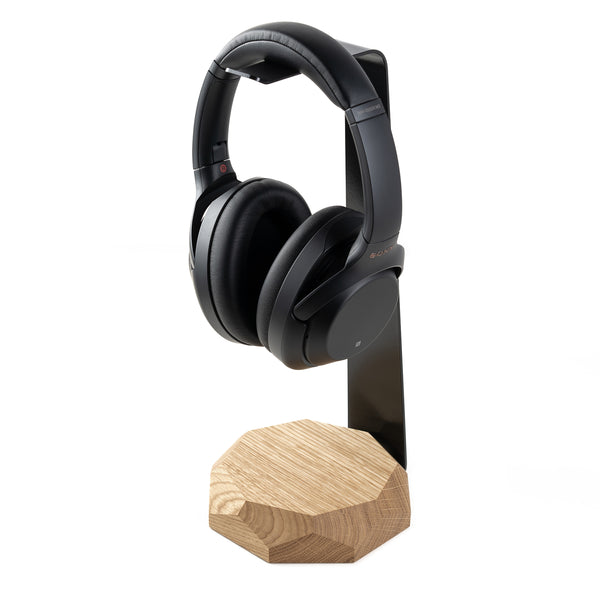 Solid Oak Wireless Charger & Headphone Stand by Oakywood - Pasoluna