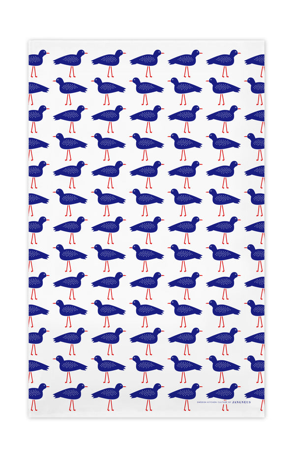 Cotton Tea Towel - Blue Birds - Pasoluna
