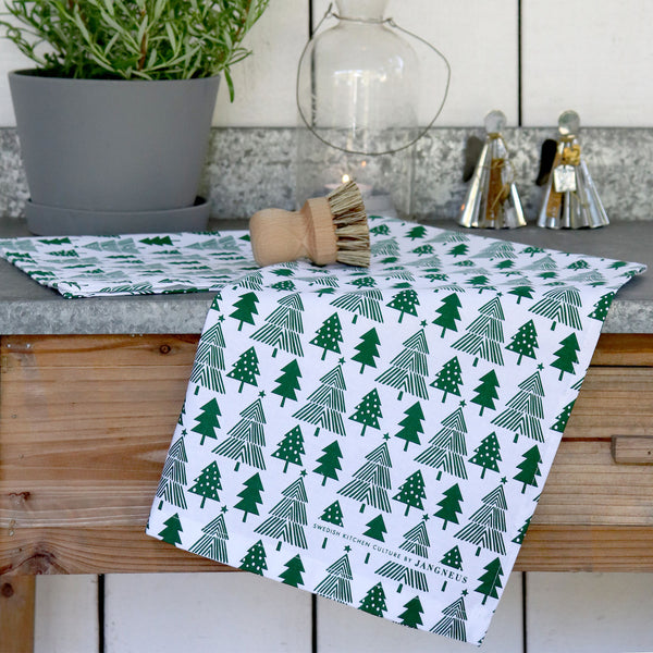 Cotton Tea Towel - Christmas Forest