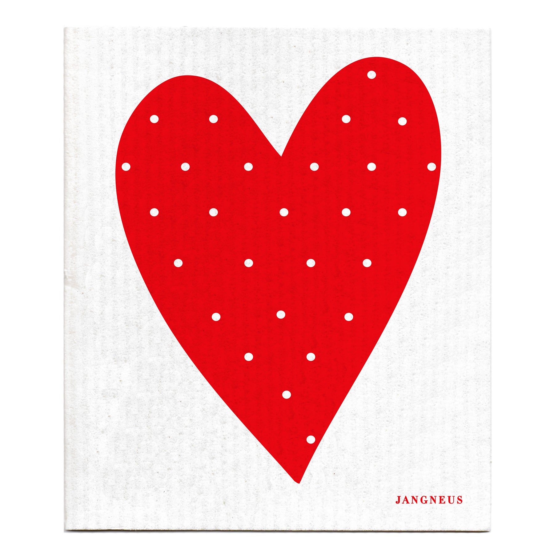 Compostable Swedish Dishcloth - Red Heart