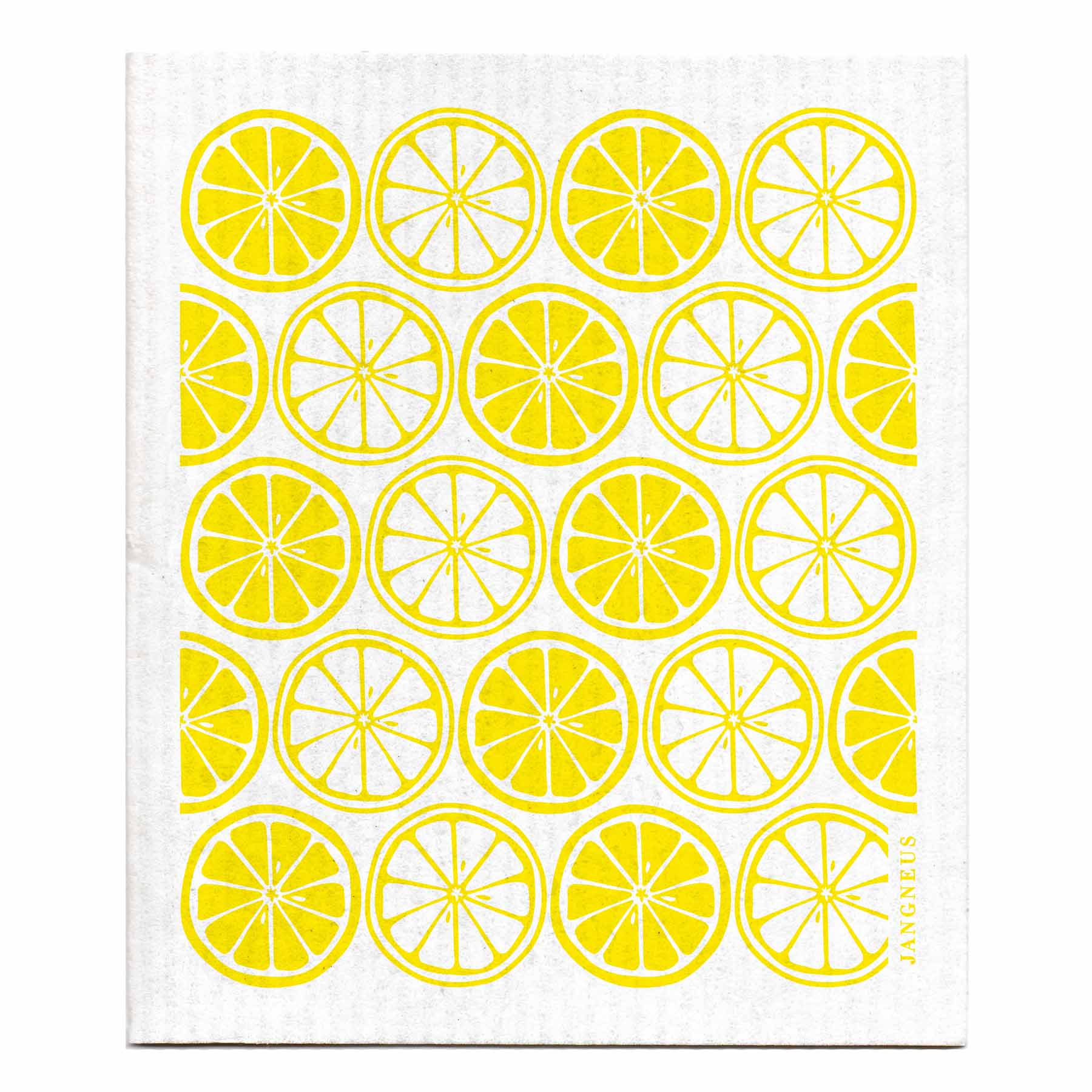 Compostable Swedish Dishcloth - Citrus Yellow by Jangneus