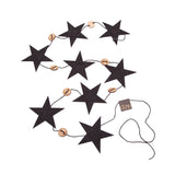 Black Star Eco Felt Christmas Garland by Oohh Collection
